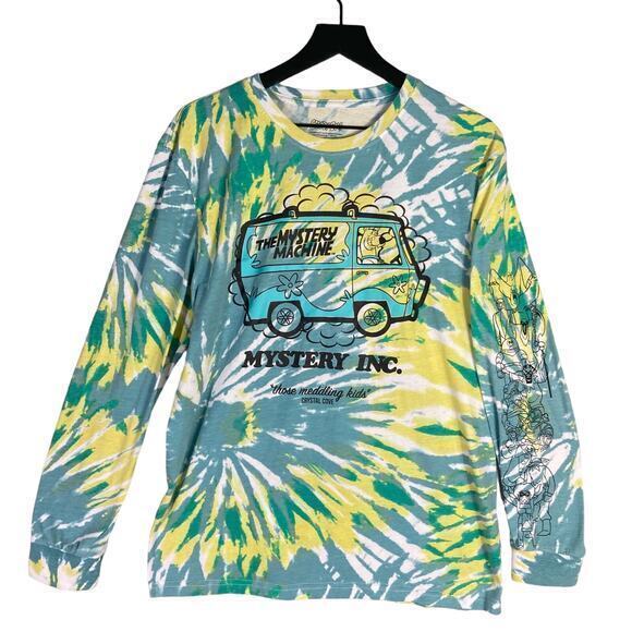 Scooby-Doo Mystery‎ Machine Tie-Dye Long Sleeve T-Shirt Unisex M - Picture 1 of 8